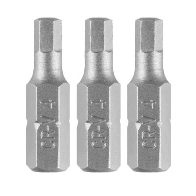 GRAPHITE Csavarhúzó bit imbusz H4, 25mm, 3db, min.rendelés: 3db csavarhúzók és bitfej