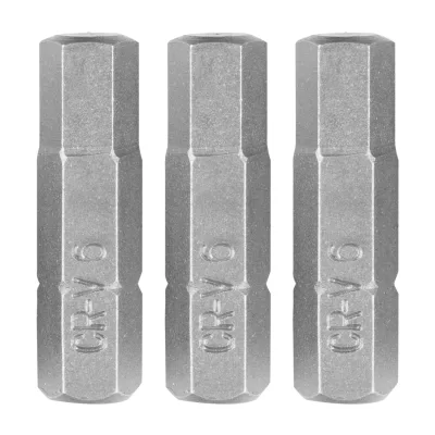 GRAPHITE Csavarhúzó bit imbusz H6, 25mm, 3db, min.rendelés: 3db csavarhúzók és bitfej