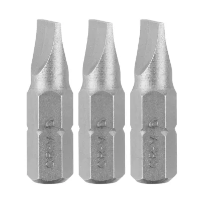 GRAPHITE Csavarhúzó bit lapos SL6X1, 25mm, 3db, min.rendelés: 3db csavarhúzók és bitfej
