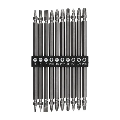 GRAPHITE Csavarhúzó bitkészlet 150mm, 10db csavarhúzók és bitfej