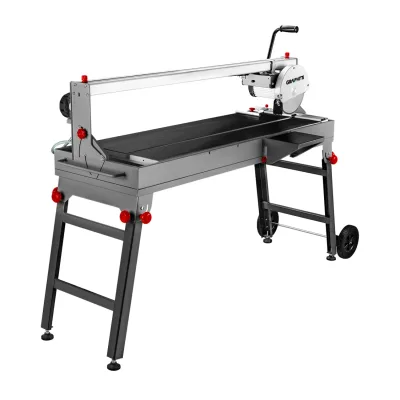 GRAPHITE Csempevágó gép 1200W, 250x25.4mm-es tárcsa, max.vágás hossz:1200mm, PRCD, túlterhelésvédelem