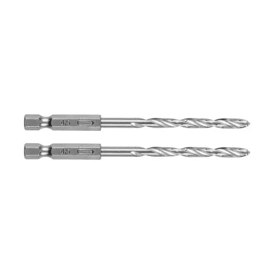 GRAPHITE Csigafúró, 1/4" hatszög szárral, HSS DIN338, 4.5mm, 2db, min. rendelés: 5cs fúrószár