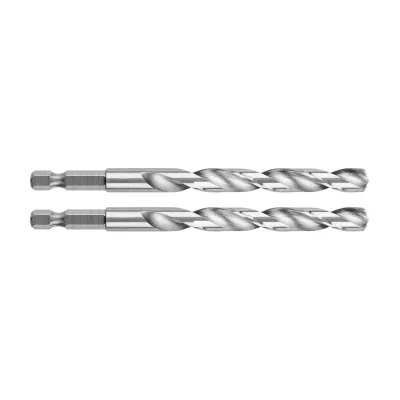 GRAPHITE Csigafúró, 1/4" hatszög szárral, HSS DIN338, 7.5mm, 2db fúrószár