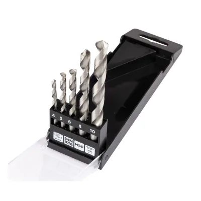 GRAPHITE Csigafúró készlet, HSS, 5db-os, 4-10mm fúrószár