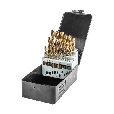 GRAPHITE Csigafúró készlet HSS Titán bevonattal 1-13mm, 25db fúrószár