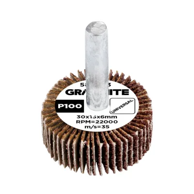 GRAPHITE Csiszolókerék csapos 30x15x6mm, P100, min. rendelés: 3db köszörűkorong