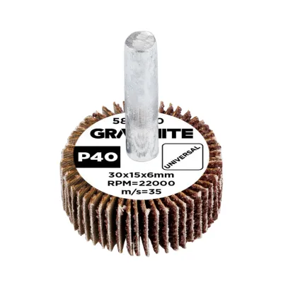 GRAPHITE Csiszolókerék csapos 30x15x6mm, P40, min. rendelés: 3db köszörűkorong