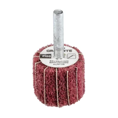 GRAPHITE Csiszolókerék csapos 30x25x6mm, P100 köszörűkorong