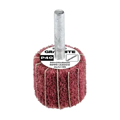 GRAPHITE Csiszolókerék csapos 30x25x6mm, P40 köszörűkorong