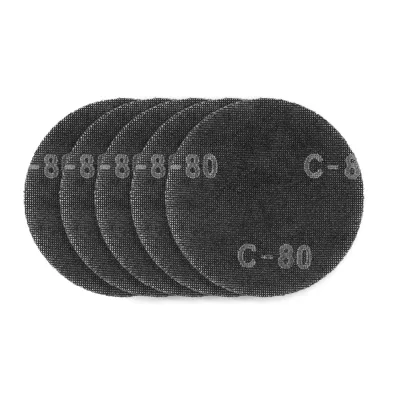 GRAPHITE Csiszolókorong tépőzáras rácsos 180mm, K80, 59G263-hoz, 5db csiszolólapok és -szalag