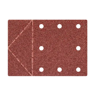 GRAPHITE Csiszolópapír tépőzáras 115x160mm, K40, lyukas, 3db, min. rendelés: 5cs csiszolólapok és -szalag
