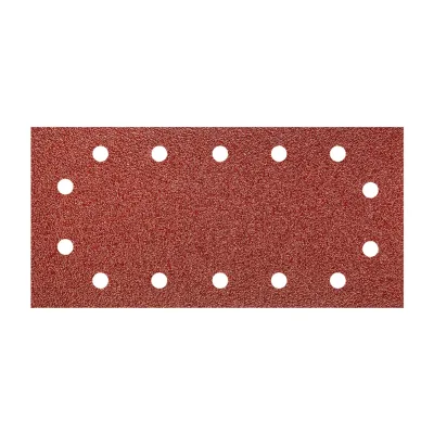 GRAPHITE Csiszolópapír tépőzáras 115x230mm, K40, lyukas 5db csiszolólapok és -szalag