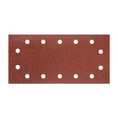 GRAPHITE Csiszolópapír tépőzáras 115x230mm, K80, lyukas 5db csiszolólapok és -szalag