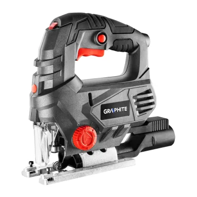 GRAPHITE Dekopírfűrész 800W, 0-3100 min-1, alu talp, kofferben gép