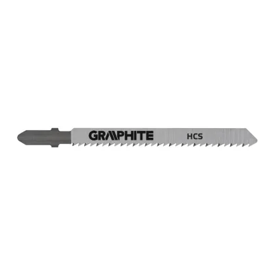 GRAPHITE Dekopírfűrészlap, T-befogó, CV, 10TPI, 75/100mm, fa-műanyag-rétegelt lemez, 2db