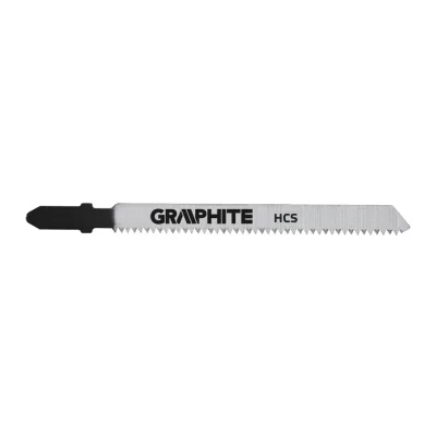 GRAPHITE Dekopírfűrészlap, T-befogó, CV, 12TPI, 75/100mm, fa-műanyag-rétegelt lemez, 25db