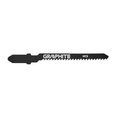 GRAPHITE Dekopírfűrészlap, T-befogó, CV, 13TPI, 50/75mm, fa-műanyag-rétegelt lemez, 2db