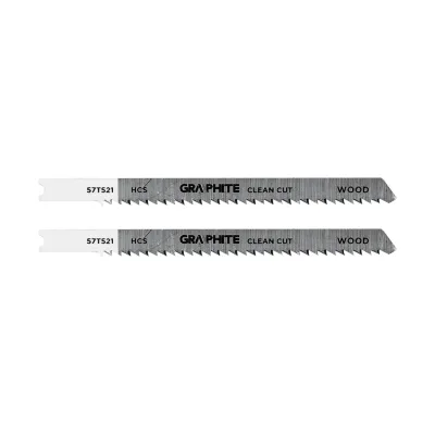 GRAPHITE Dekopírfűrészlap, U-befogó, HCS, 10TPI, 74/100mm, fa-rétegelt lemez, 2db
