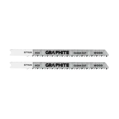 GRAPHITE Dekopírfűrészlap, U-befogó, HCS, 10TPI, 74/100mm, fa-rétegelt lemez, 2db