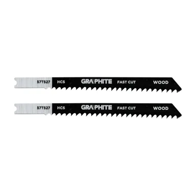 GRAPHITE Dekopírfűrészlap, U-befogó, HCS, 8TPI, 74/100mm, fa-rétegelt lemez, 2db, min.rendelés: 3db