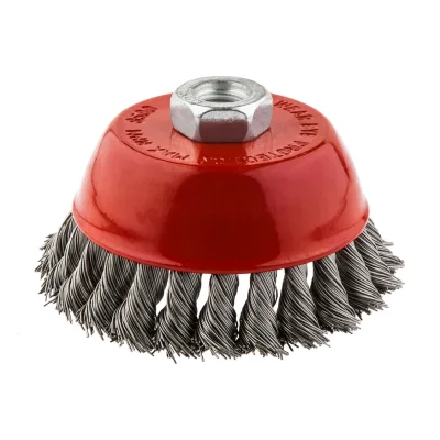 GRAPHITE Drótkorong, fazékkefe sodrott 100mm M14 drótkorongok és