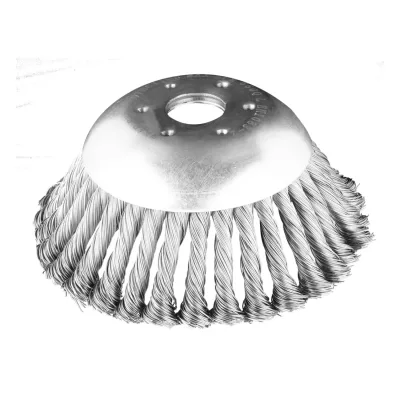 GRAPHITE Drótkorong, fazékkefe sodrott 150x25,4mm benzines kaszákhoz