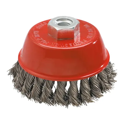GRAPHITE Drótkorong, fazékkefe sodrott 65mm M14 drótkorongok és
