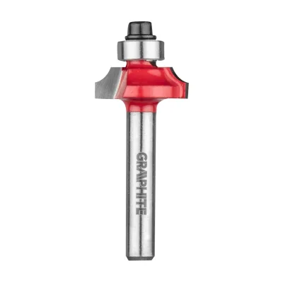 GRAPHITE Felsőmaró kés, kerekítő 19x6.5mm, 6mm felsőmaró-tartozék