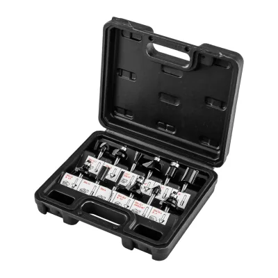 GRAPHITE Felsőmaró kés készlet, 6mm szárral, 12db felsőmaró-tartozék