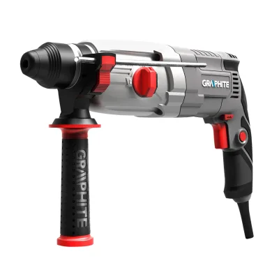 GRAPHITE Fúrókalapács vésőfunkcióval, 800W, 2.8J, SDS PLUS, kofferben gép