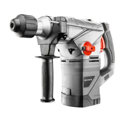 GRAPHITE Fúrókalapács vésőfunkcióval, SDS PLUS, 1500W, 4.5J, tartozékok, kofferben gép