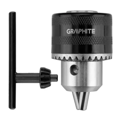 GRAPHITE Fúrótokmány, fogaskoszorús, 1/2"-os menettel, 1,5-13mm befogók és adapter