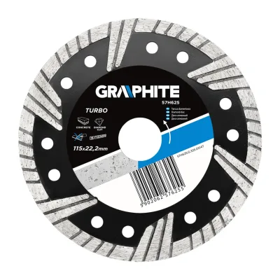GRAPHITE Gyémánt vágókorong 115mm turbo