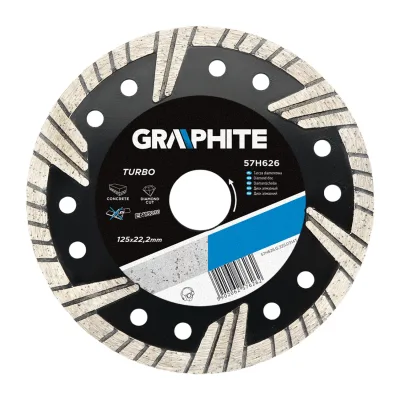 GRAPHITE Gyémánt vágókorong 125mm turbo