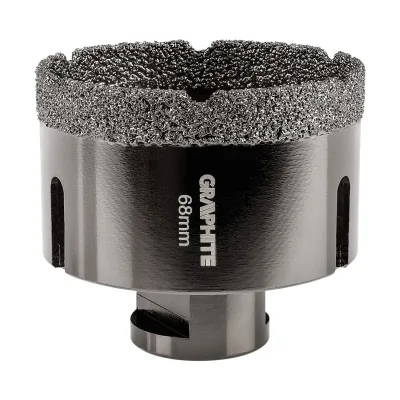 GRAPHITE Körkivágó gyémántos 68mm, M14 fúrószár