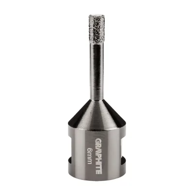 GRAPHITE Körkivágó gyémántos 6mm, M14 fúrószár
