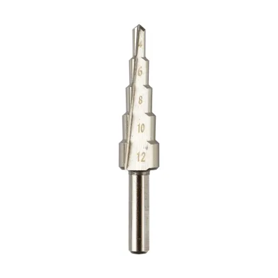 GRAPHITE Lépcsős fúró, HSS, 4-12mm fúrószár