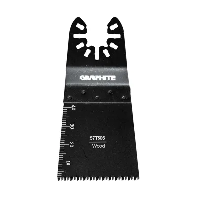 GRAPHITE Multigép, rezgőgép lap, HCS, 14TPI, 45mm, egyenes merülőfűrész, 3oldalon élezett fogak, fához fűrészlap
