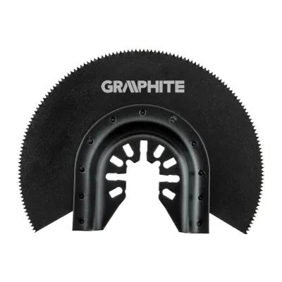 GRAPHITE Multigép, rezgőgép lap, HCS, 87mm, félköríves fűrész, fához fűrészlap