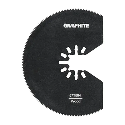 GRAPHITE Multigép, rezgőgép lap, HSS, 21TPI, 80mm, félköríves fűrész, fa-műanyag fűrészlap