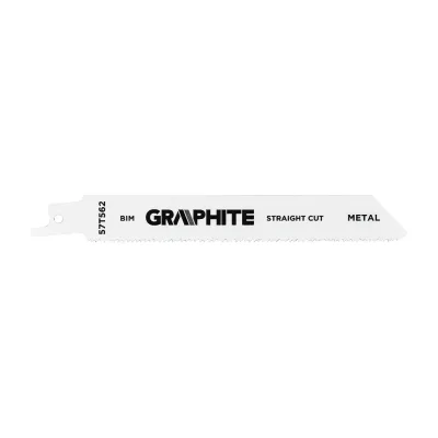 GRAPHITE Orrfűrészlap, BIM, 14TPI, 152X19X0,9mm, fémhez