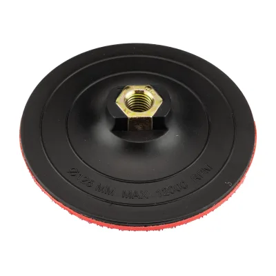GRAPHITE Rugalmas csiszolótányér, 125x3mm, M14 befogók és adapter
