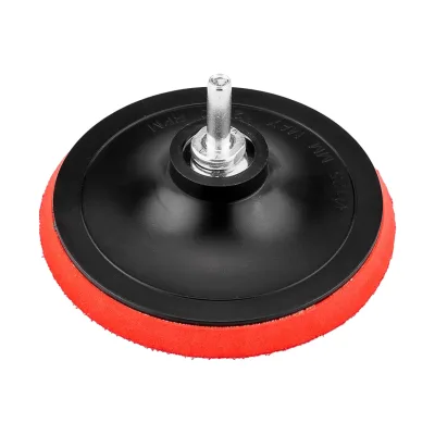 GRAPHITE Rugalmas csiszolótányér, tépőzáras, 125mm, M14 + befogócsap befogók és adapter