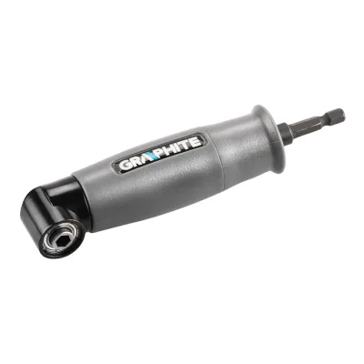 GRAPHITE Sarok adapter 90°, akkus fúrókhoz, 1/4”, 6.35mm, mágneses befogó, jobb és bal forgásirány
