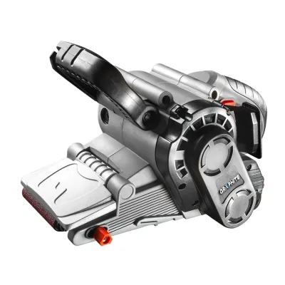 GRAPHITE Szalagcsiszoló 800W, 75x457mm, fordulatszám szabályzó, kofferben gép