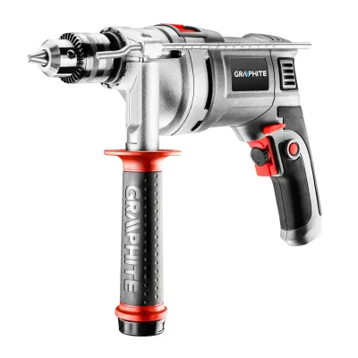 GRAPHITE Ütvefúró 850W, 0-3000/perc, 13mm fogastokmány gép