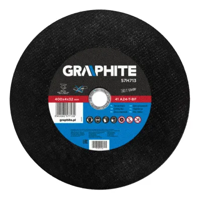 GRAPHITE Vágókorong fémhez 400x4x32mm