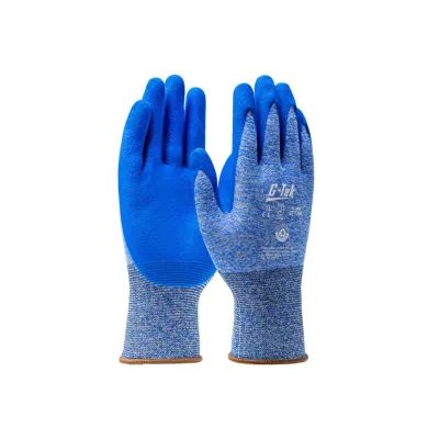 Gtek G-TEK 3RX újrahasznosított poliészter/nylon/spandex, nitril tenyérmártott munkavédelmi kesztyű