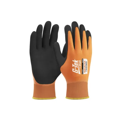 Gtek G-TEK Aquatek THERMO akril/poliészter, latex tenyérmártott munkavédelmi kesztyű