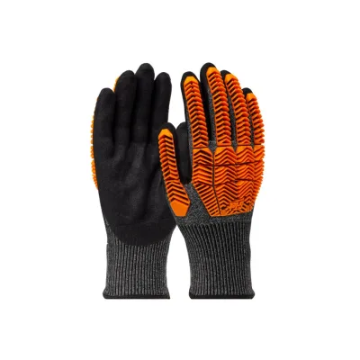 Gtek G-TEK PolyKor D30® kötött, nitril tenyérmártott, beütődés elleni munkavédelmi kesztyű